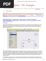 DC Analysis With LTSpice Including DC Sweep and Parameter Sweep