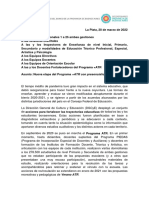 Comunicado Nueva Etapa +ATR Presencialidad Plena