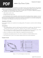 Unit-2: Gas Power Cycles: Assumptions