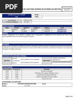 Plan de Auditoría Interna Operaciones B