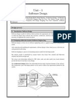 Unit - 3 Software Design