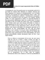 En Defensa de La Doctrina de La Supercomprensión Divina de Molina