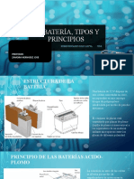 La Batería, Tipos y Principios