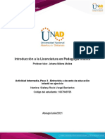 Formato 3 - Formato para La Elaboración de La Entrevista A Un Docente de Educación Infantil en Ejercicio