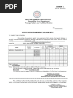 C Certificate of Non-Availment