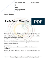 Catalytic Reactor Design