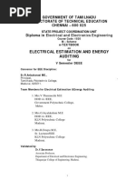 Electrical Estimation & Energy Auditing