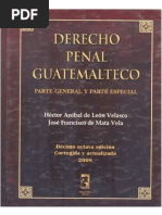 Derecho Penal Guatemalteco Parte General y Especial - de Leon Velasco - Mata Vela (1) - Convertido (1) .Docx Versión 1