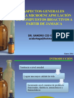 Aspectos Generales de La Microencapsulación de Compuestos Bioactivos A Partir de Jamaica