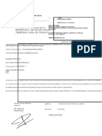 Certificado de Incapacidad Temporal para El Trabajo