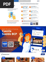 Beneficios Cuenta Sueldo BCP