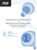 1ro Experiencia de Aprendizaje Diagnostica 0