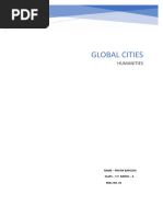 Global Cities: Humanities