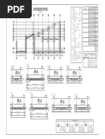 A B C D E F G H: Plano de Replanteo Columnas Losa de Fundacion Nivel +0.65 (M)