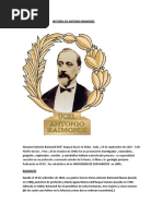 Historia de Antonio Raimondi