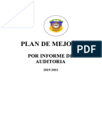 Plan de Mejora - Auditoria