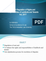 The TN Regulation of Rights and Responsibilities of Landlords and Tenants Act, 2017