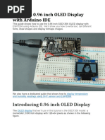 ESP8266 0.96 Inch OLED Display With Arduino IDE