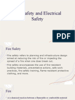 Fire Safety and Electrical Safety