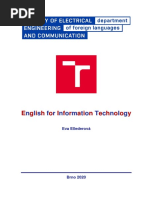 Ucebnice - Ellederova Eva. English For Information Technology. VUT Brno 2020