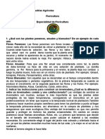 Especialidad Desarrollada de Floricultura para Conquistadores