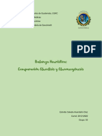 Balanza Heuristica Comparacion Glucolisis y Gluconeogenesis