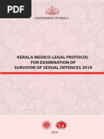 Kerala Medico-Legal Protocol For Examination of Survivor of Sexual Offences - 2019