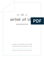 2022 Artist of Life Workbook Mint - Print A5