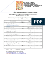 Agenda Seminarului Geografie MARTIE 2022