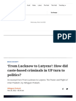 From Lucknow To Lutyens' - How Did Caste-Based Criminals in UP Turn To Politics