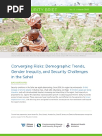 Converging Risks: Demographic Trends, Gender Inequity, and Security Challenges in The Sahel