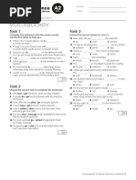 Vocabulary: Task 1 Task 3