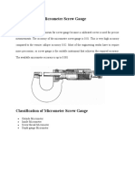 Introduction of Micrometer Screw Gauge