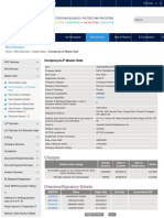 Charges: Company/LLP Master Data