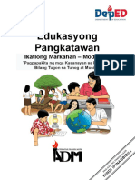 ADM - Q3 - PE2 - Mod2 - Pagpapakitang Mga Kasanayanbilang TugonsaTunogatMusika - Final