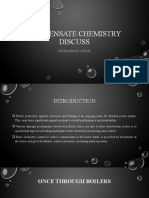 Condensate Chemistry Discuss