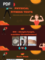 Physical Fitness Tests: Performed By: Lenneth B. Mones (BSA-2)