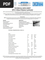 Technical Data Sheet Gpo-3 (Glass Polymer Laminate)