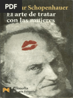 Arthur Schopenhauer El Arte de Tratar Co