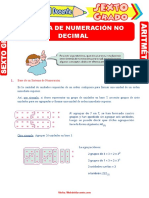 Sistema de Numeración No Decimal para Sexto Grado de Primaria