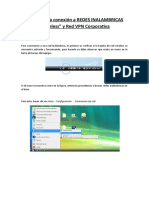 Manual para Conexión A REDES INALAMBRICAS