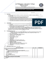 Central Philippine Adventist College: Inserting and Maintaining A Nasogastric Tube Procedure Checklist No. 04