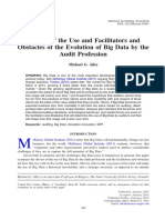 Article 7 - Drivers of The Use and Facilitators, and Obstacles of The Evolution of Big Data by The Audit Profession