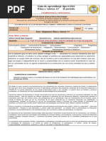 Guia Unica de Etica y Valores Grado 11 A.M Ii Periodo 2021