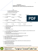 Quarter 3 Grade 4 Summative Test in SCIENCE