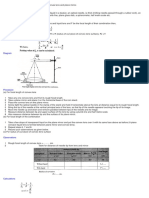 Refractive Index of A Liquid Practical