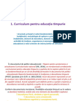 Capitolul 1. Curriculum Pentru Educatie Timpurie