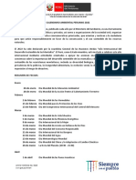 Calendario Ambiental Peruano 2022