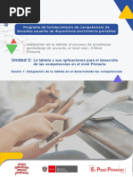 Fascículo La Tableta y Sus Aplicaciones para El DesarrolloUnidad 2 Sesión 1