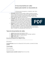 Tips para Escribir Tus Documentos en Látex